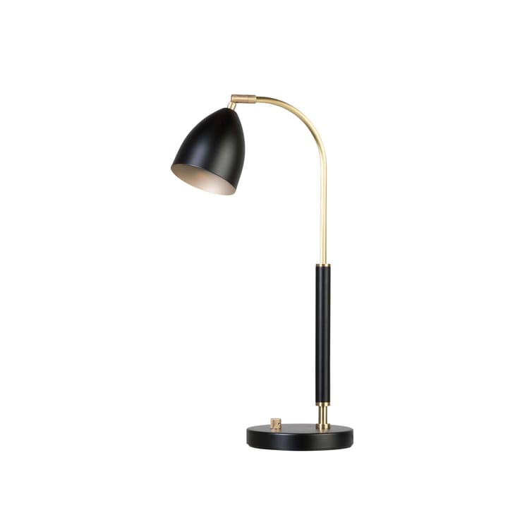 Deluxe bordlampe - svart, messing - Belid