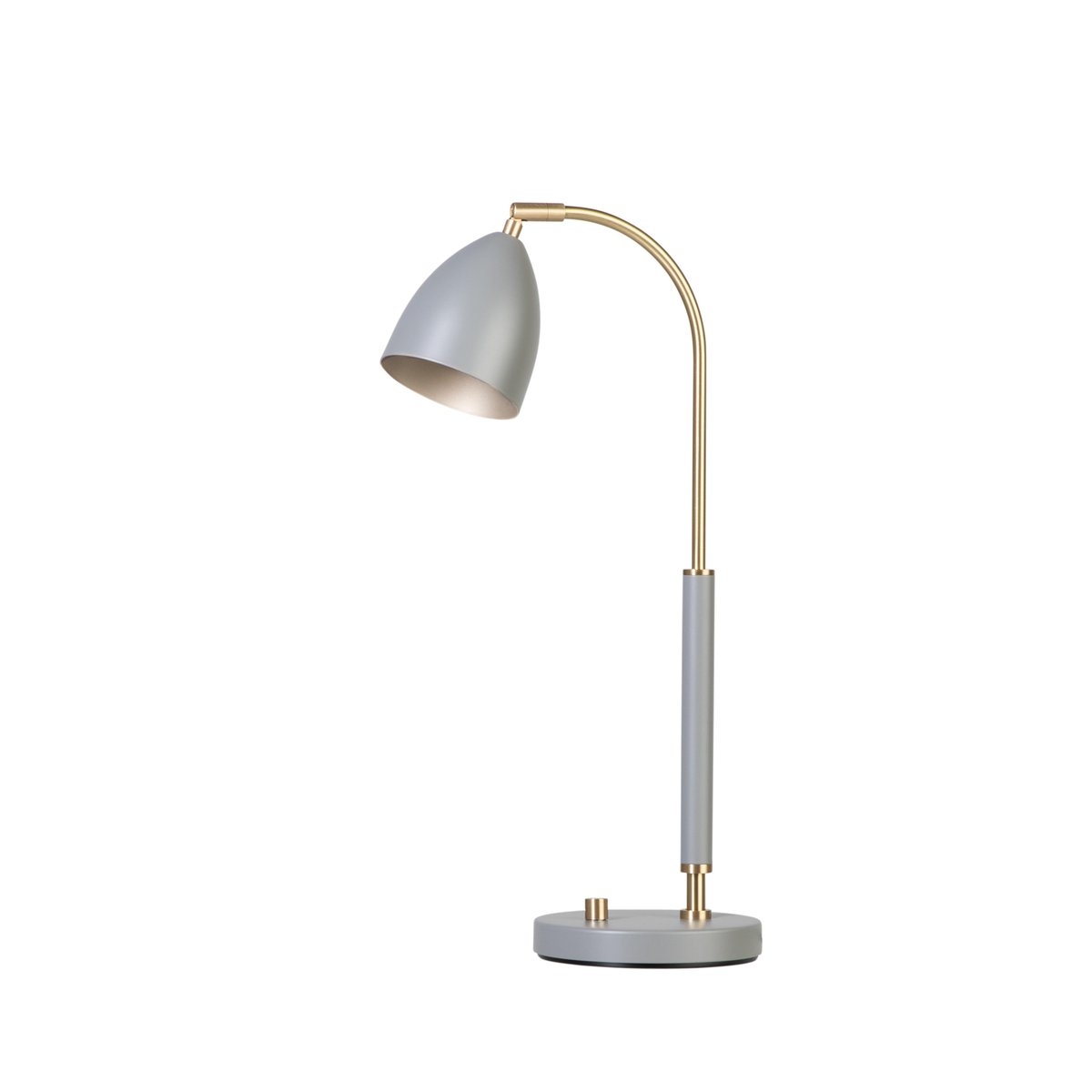 Belid, Deluxe bordlampe varm grå/messing Mr16 inkl. lyskilde