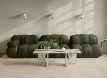 Diablo vegglampe Ø20 cm - Matthvit-krom - Belid