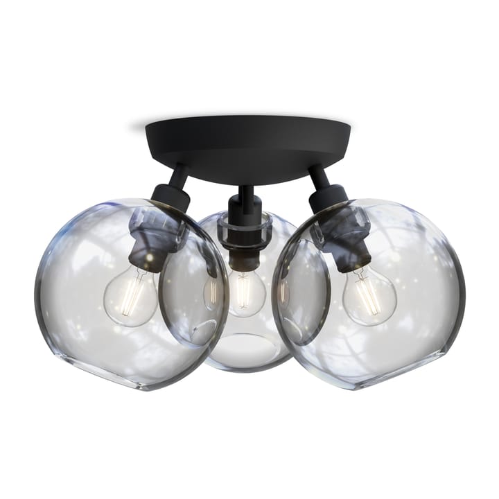 Gloria plafond �Ø33 cm - Svart-klar - Belid