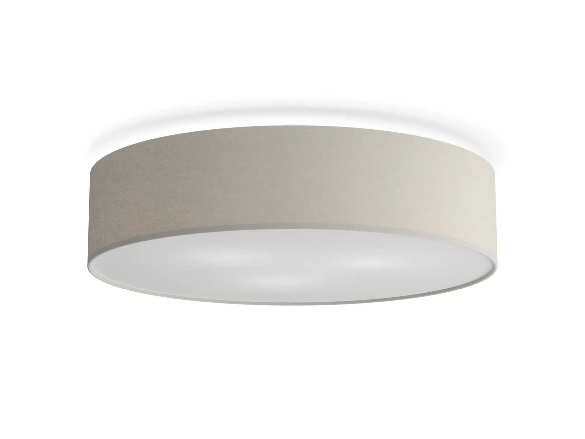 Myk plafond Ø50 cm, Hvit Belid
