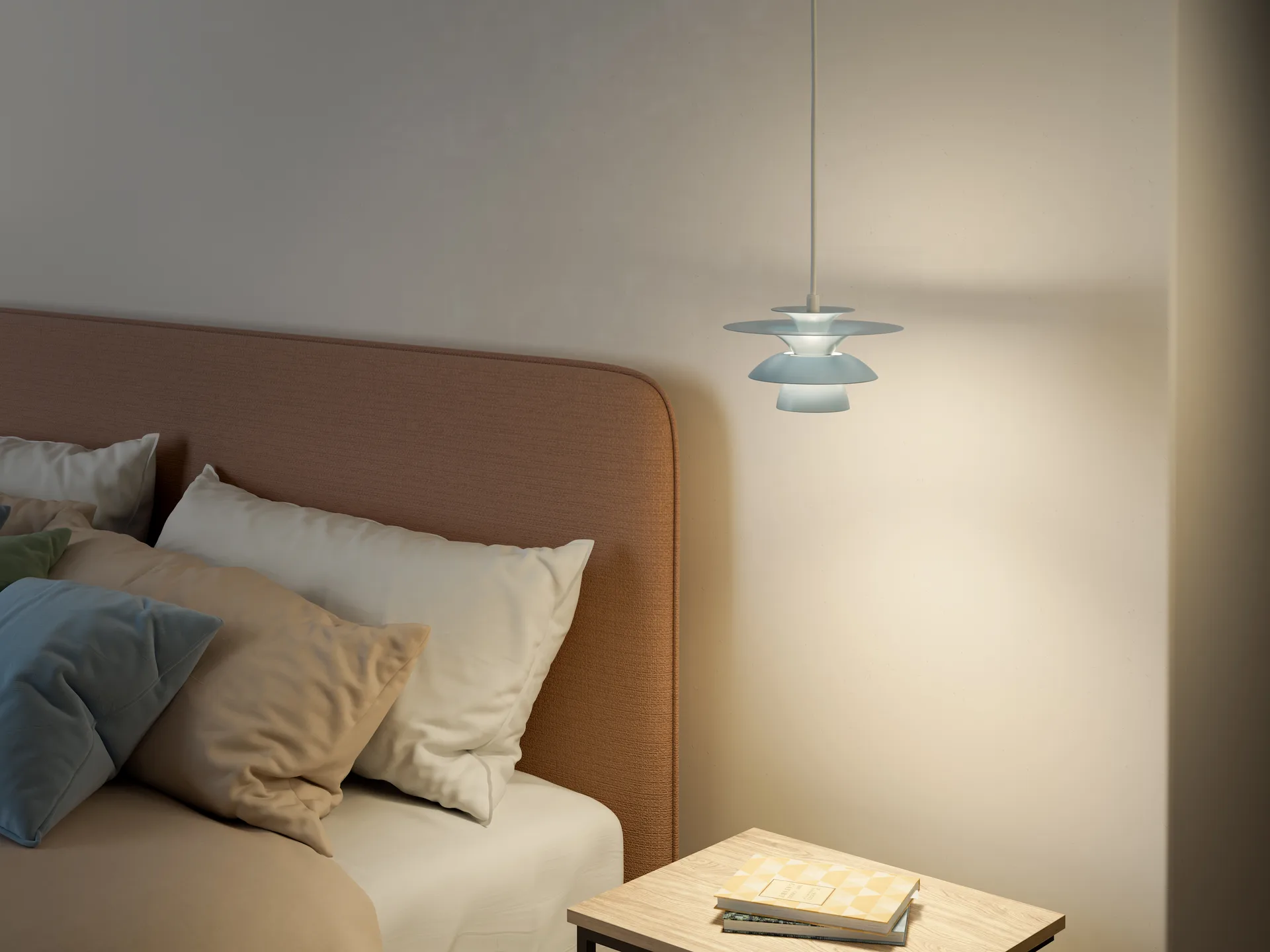 Picasso pendel Ø18 cm, Isblå Belid