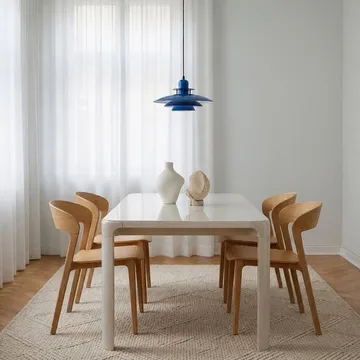 Primus pendel Ø43 cm - Dyp blå-mattsvart - Belid