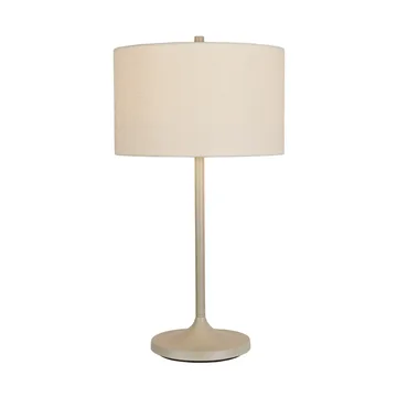 Soft bordlampe - Lin hvit-sand, Ø34x64 cm - Belid