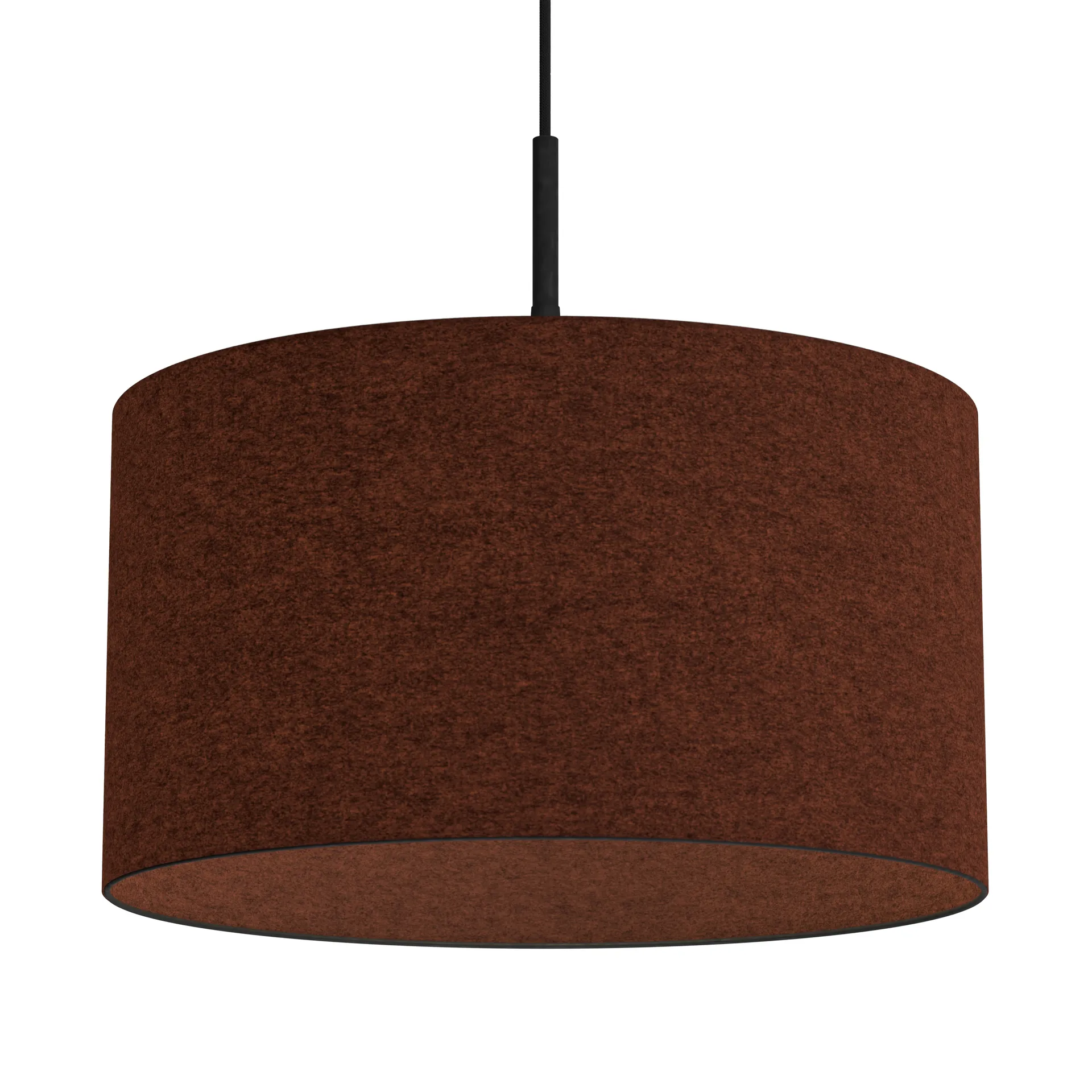 Soft pendel Ø 40 cm, Rustrød ull Belid