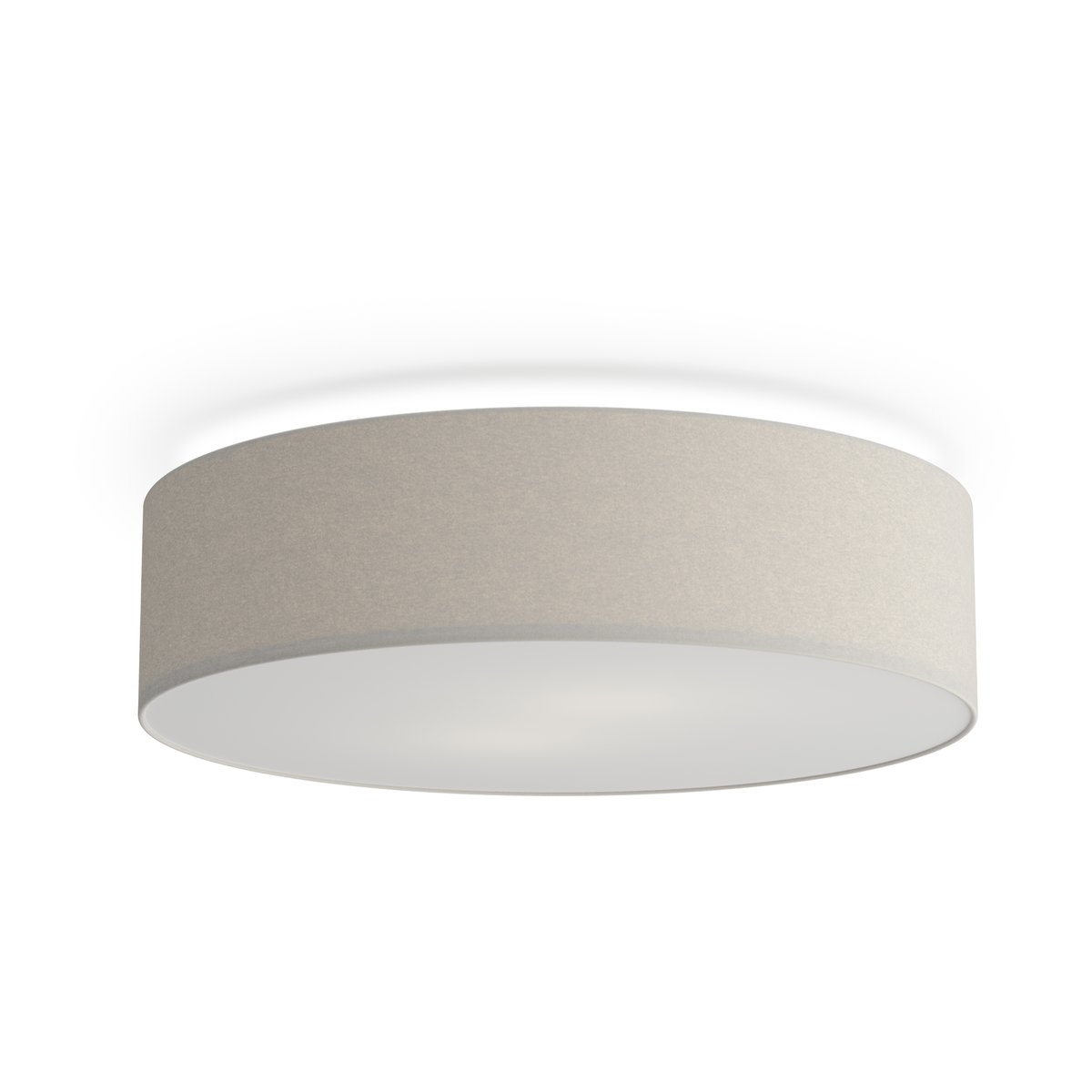 Soft takplafond Ø 44 cm Hvit ull