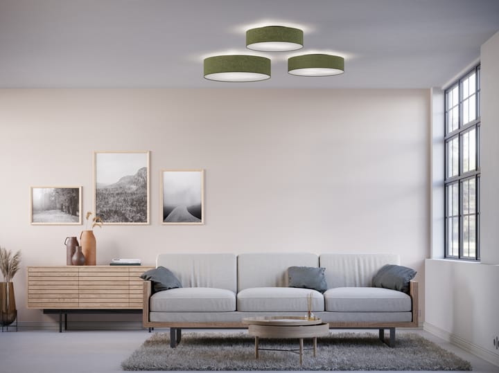 Soft takplafond Ø 60 cm, Grønn ull Belid