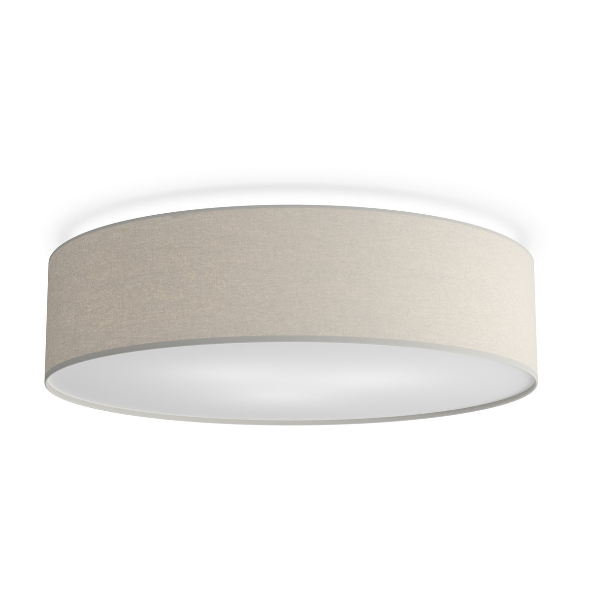 Soft takplafond Ø 60 cm Hvit ull