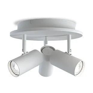Tyson 3-spotlight Ø25 cm, Hvit Belid