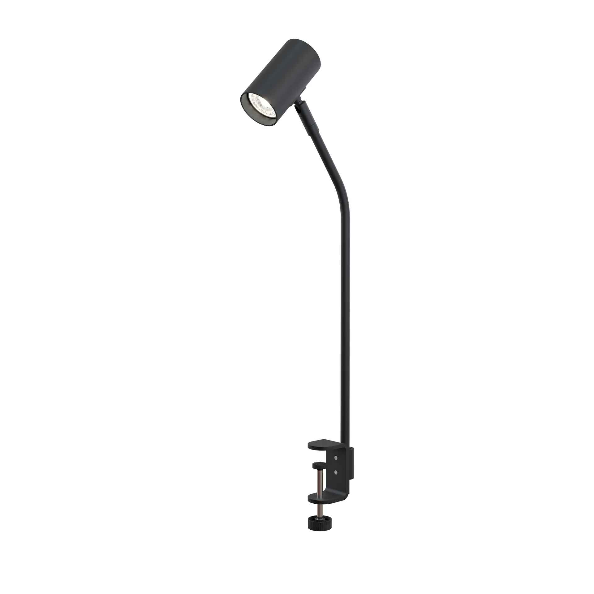 Tyson bordlampe for bordplate Ø 15,5 cm, Svart struktur Belid