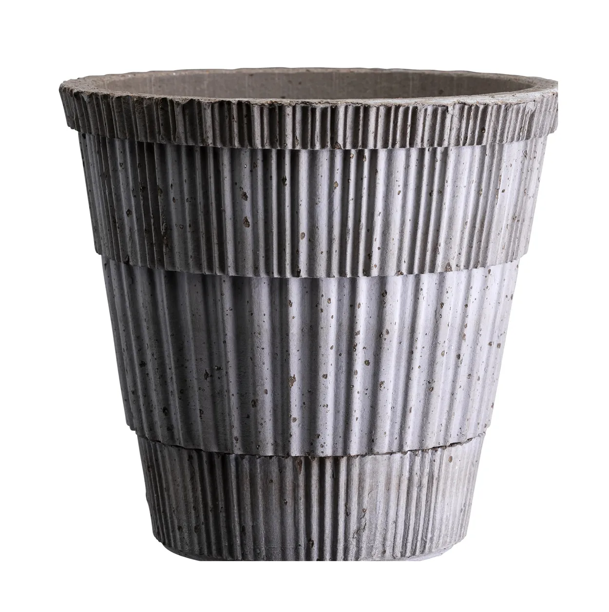 Bergs Potter Atlas raw krukke Grey, Ø14 cm