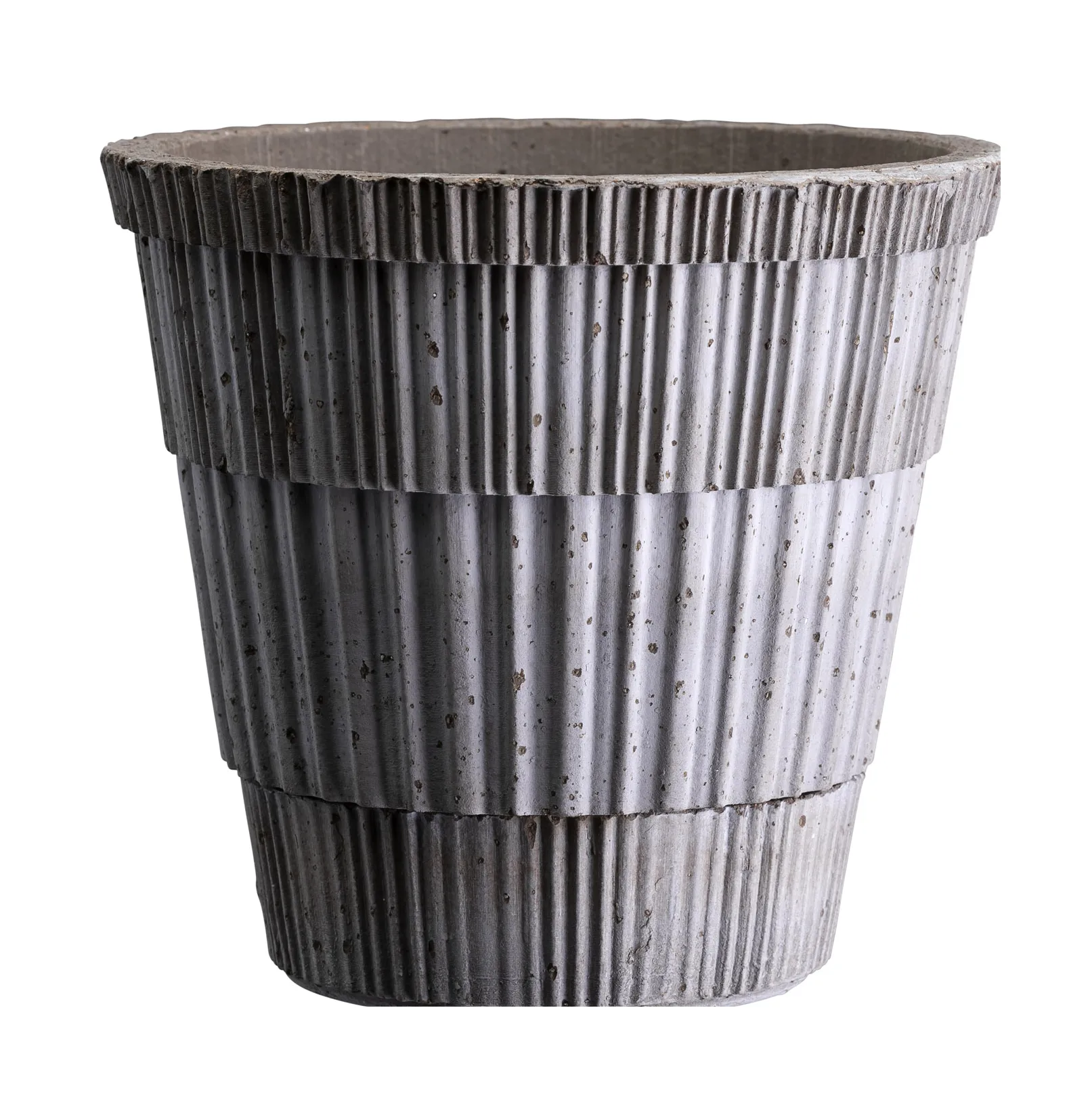 Atlas raw krukke, Grey, Ø21 cm Bergs Potter