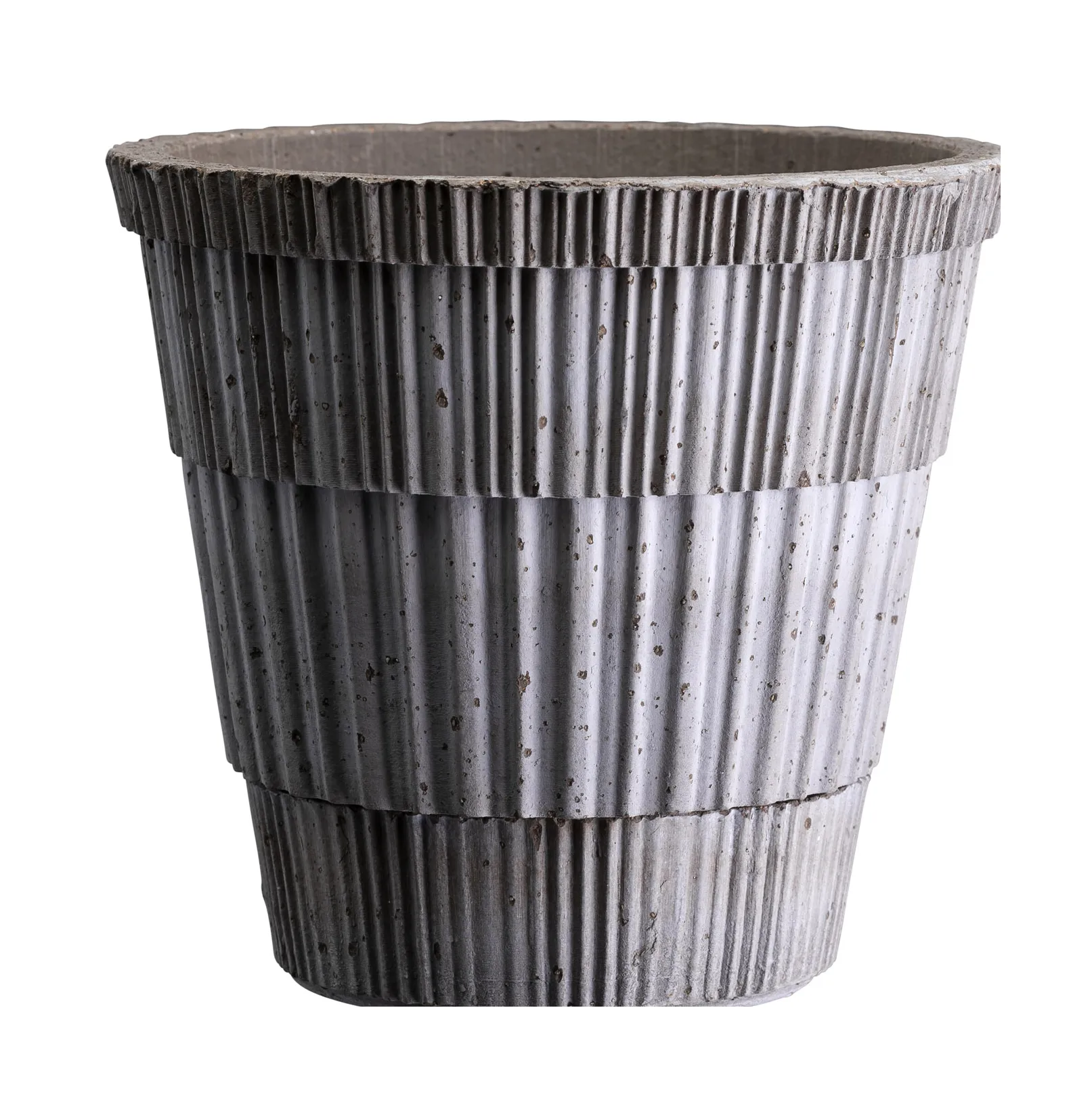 Atlas raw krukke, Grey, Ø25 cm Bergs Potter