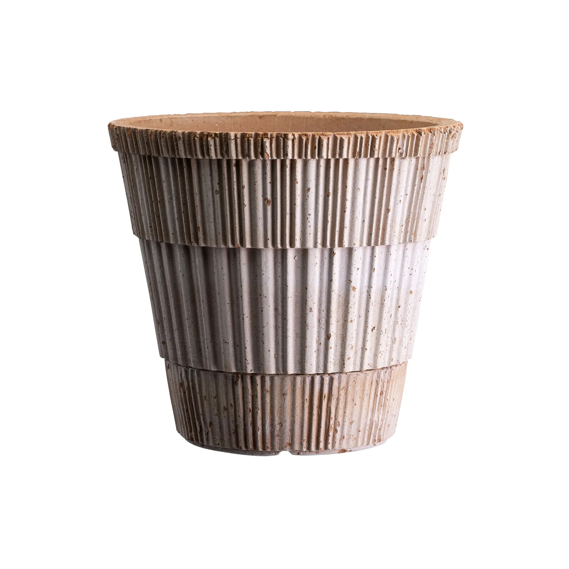 Atlas raw krukke med fat, Rosa, Ø14 cm Bergs Potter