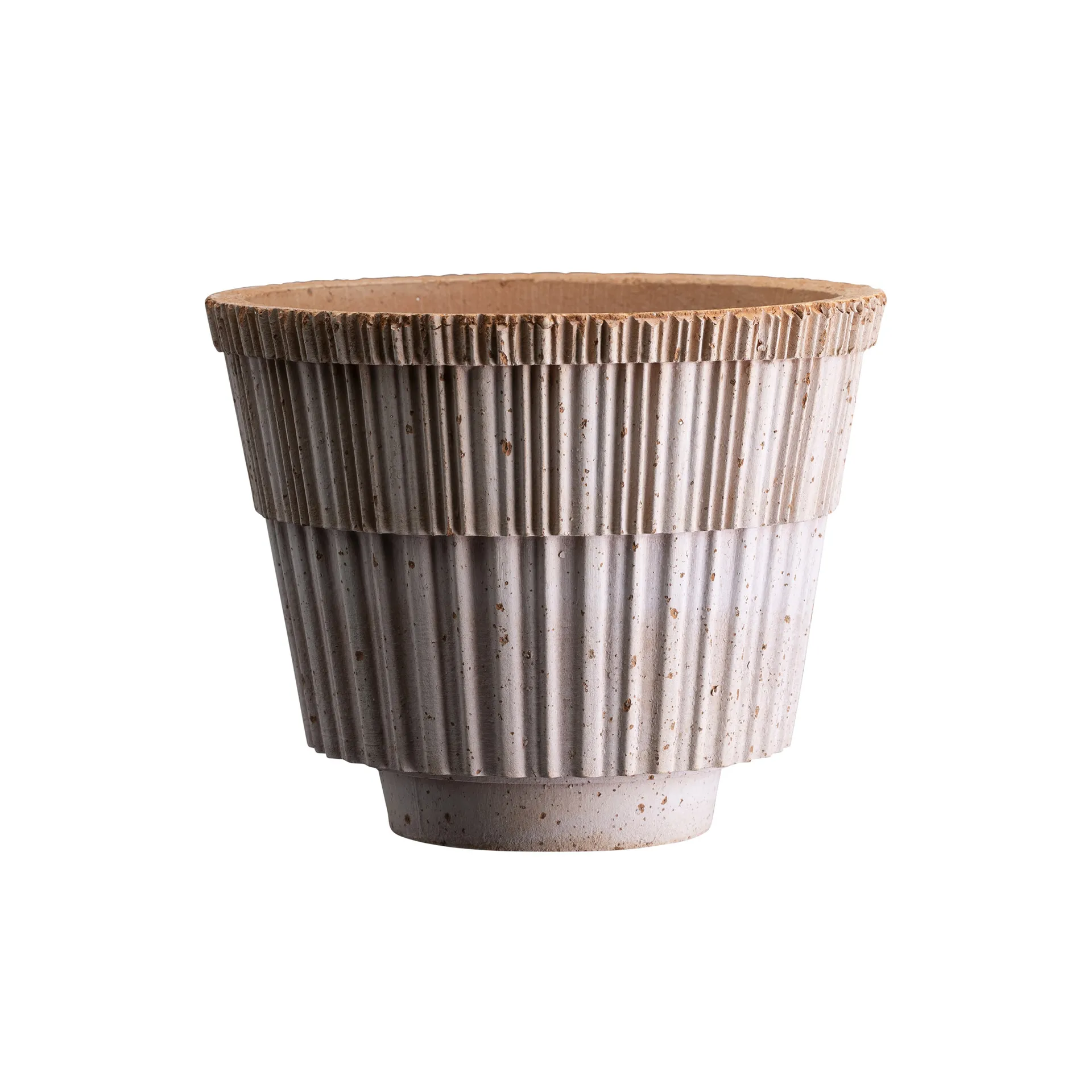 Atlas raw krukke med fat, Rosa, Ø18 cm Bergs Potter