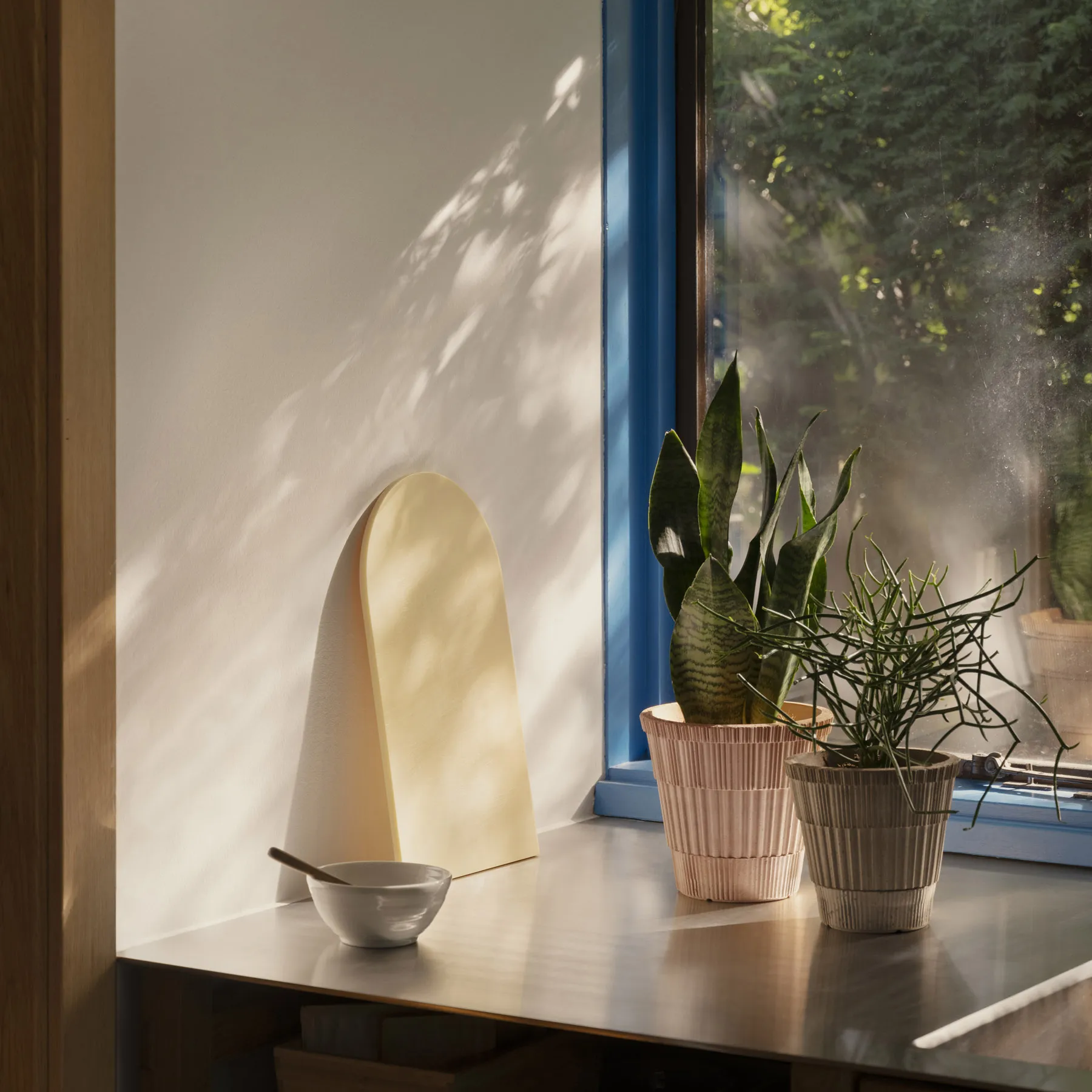 Atlas raw krukke med fat, Rosa, Ø18 cm Bergs Potter