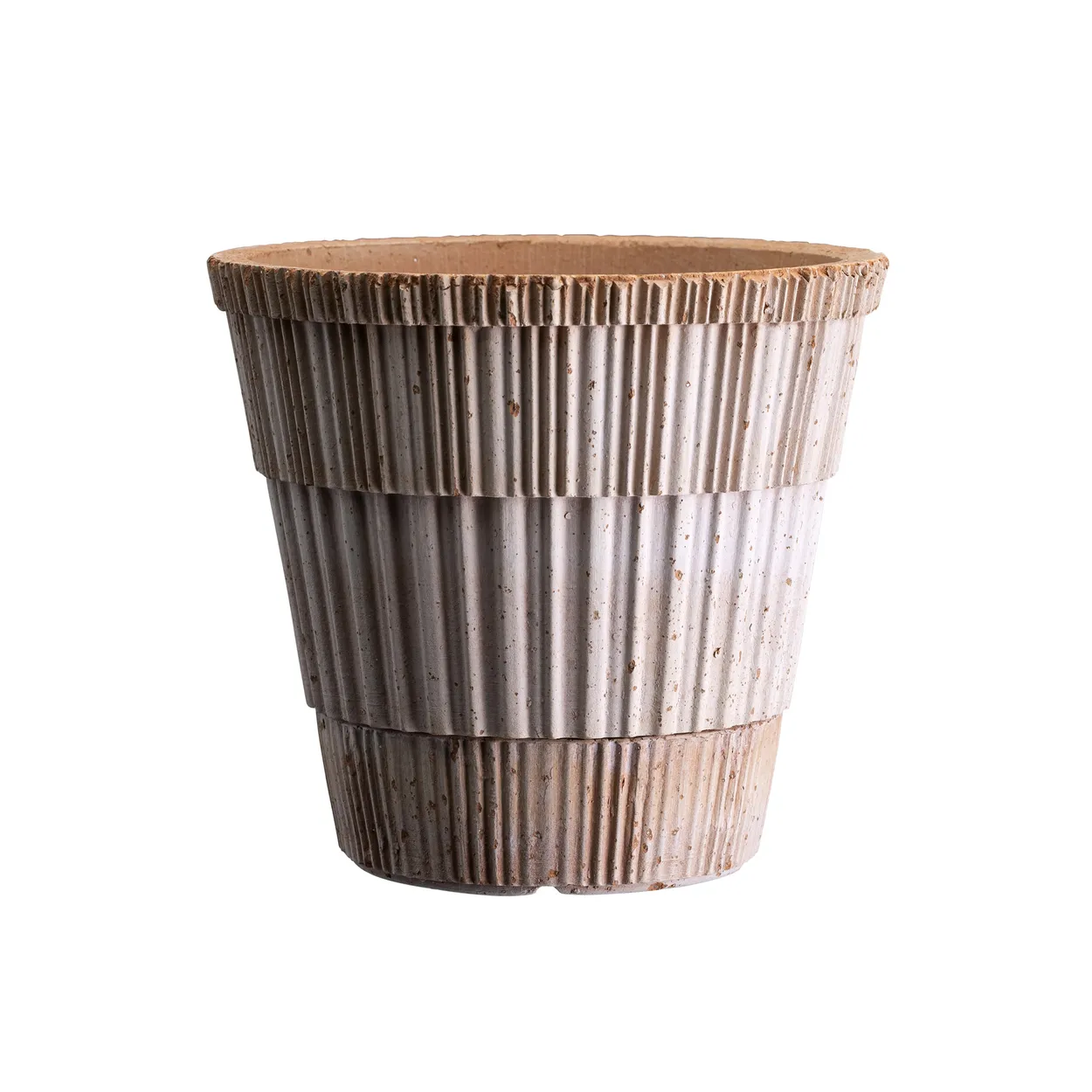 Bergs Potter Atlas raw krukke med fat Rosa, Ø25 cm