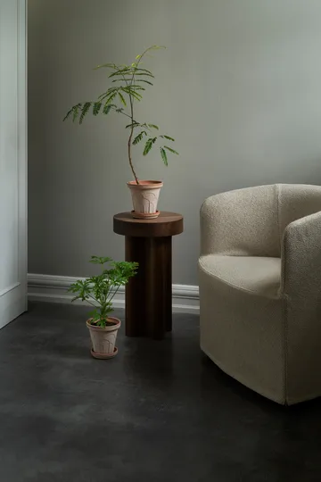 Fleur potte med fat 2 deler - Rosa, Ø14 m - Bergs Potter