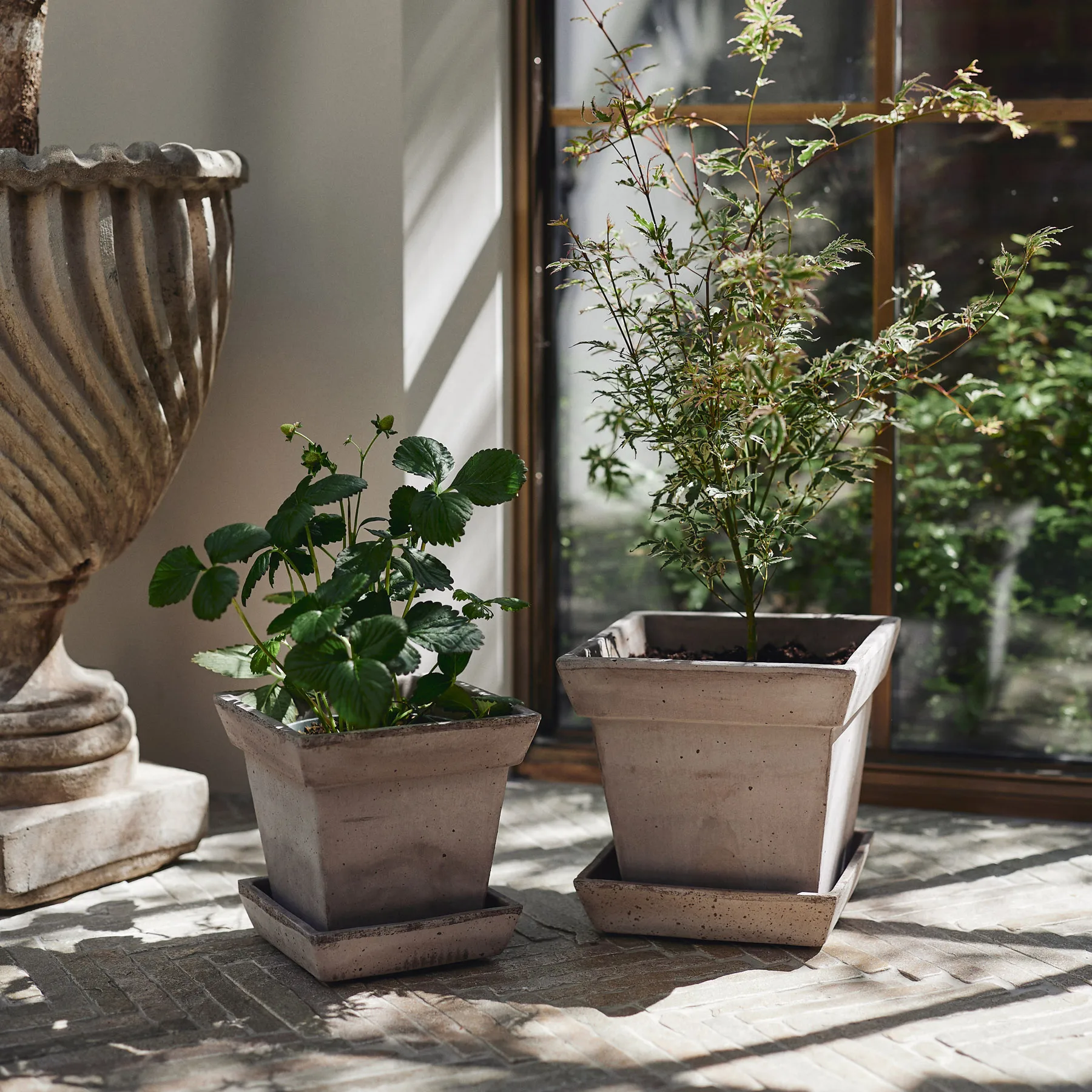 Gaia raw krukke, Grey, Ø25 cm Bergs Potter