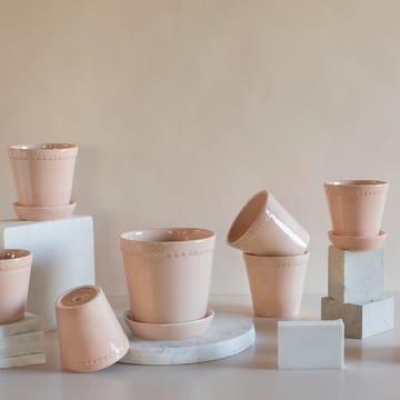 Helena krukke glasert Ø12 cm - Quartz rose - Bergs Potter