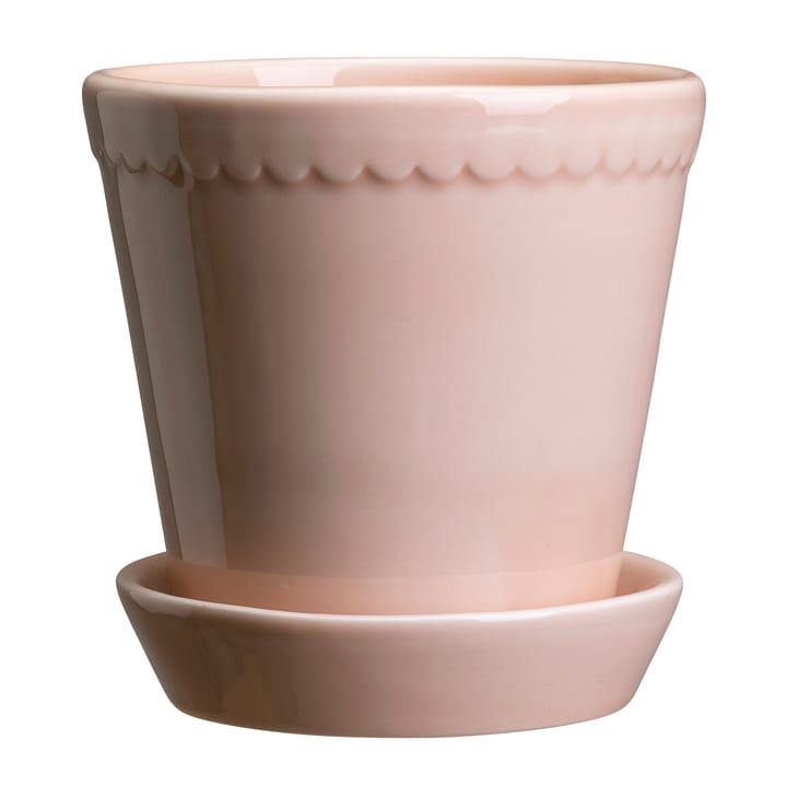 Helena krukke glasert Ø12 cm - Quartz rose - Bergs Potter