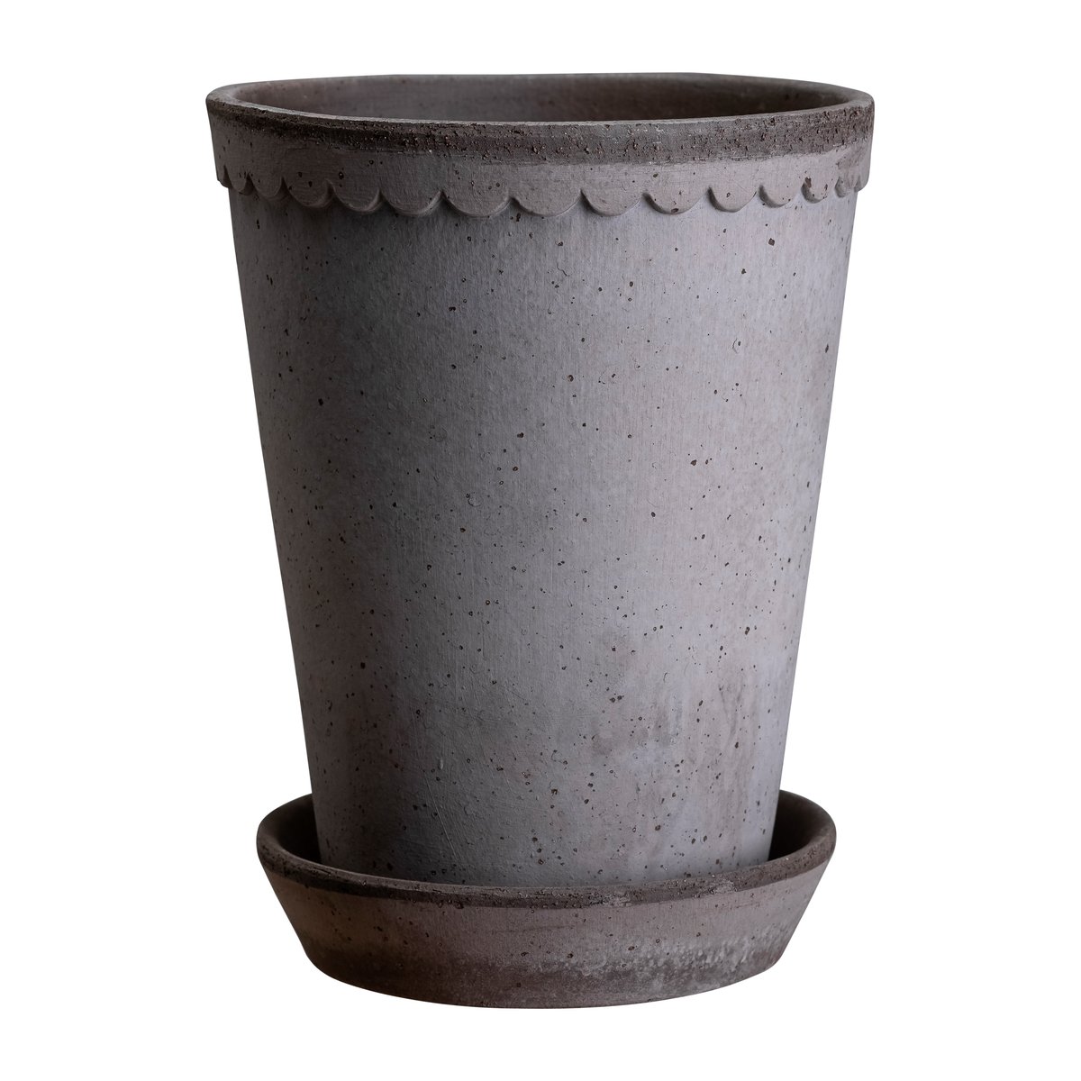 Bergs Potter Helena krukke høy Ø14 cm Grå