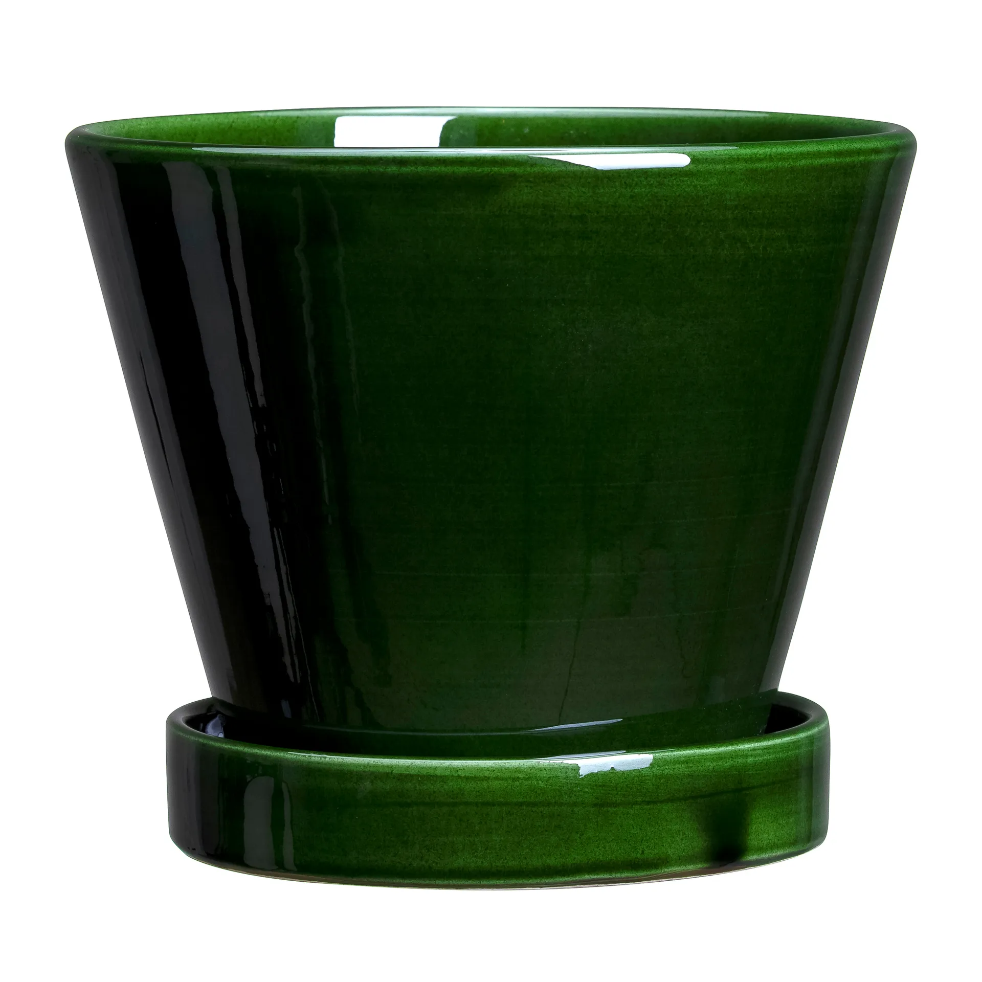 Julie krukke glassert Ø17 cm, Green emerald Bergs Potter