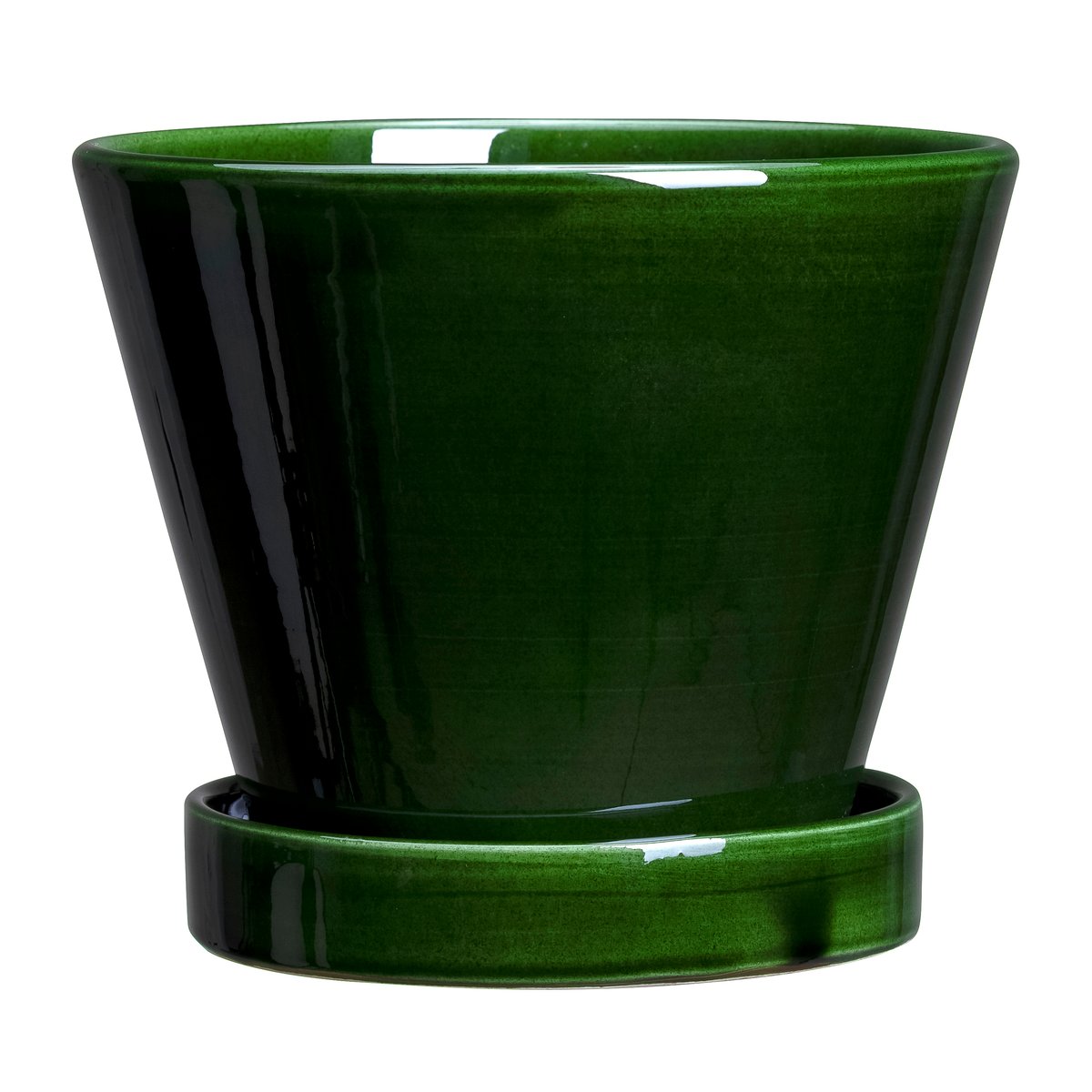 Bergs Potter Julie krukke glassert Ø19 cm Green emerald