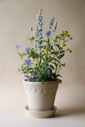 København krukke glassert Ø14 cm - Sand Stone - Bergs Potter