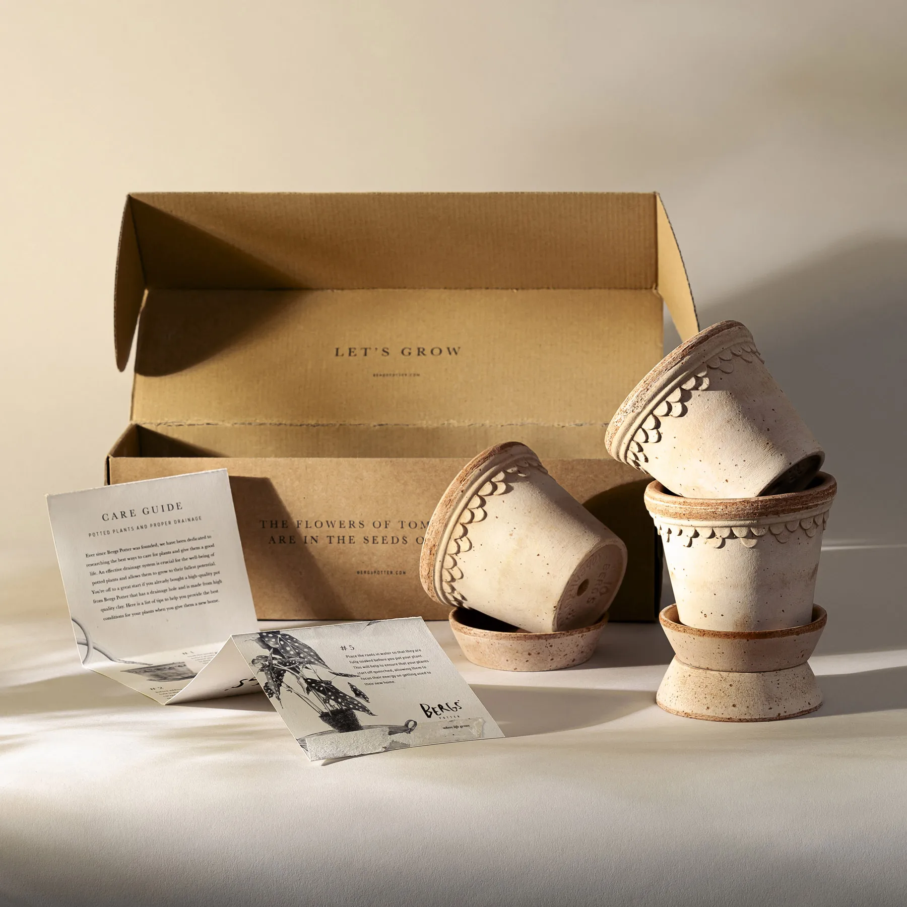 Københavner krukke Ø10 cm 3-pakn., Rosa Bergs Potter