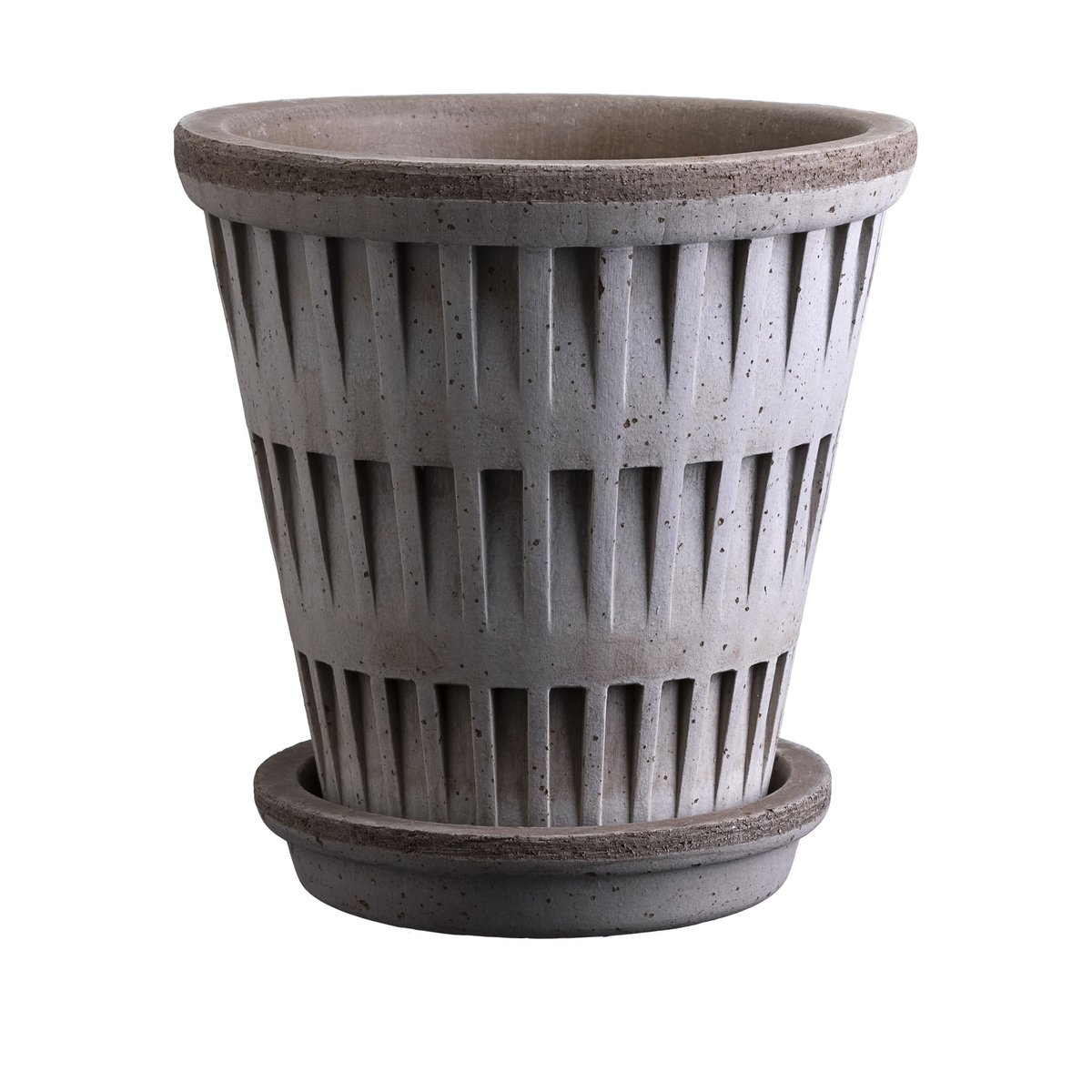 Bergs Potter Pantheon raw krukke Grey, Ø25 cm