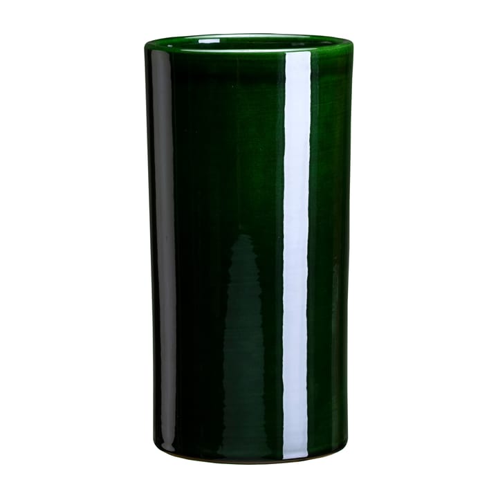 Romeo vase glasert Ø12 cm - Green - Bergs Potter