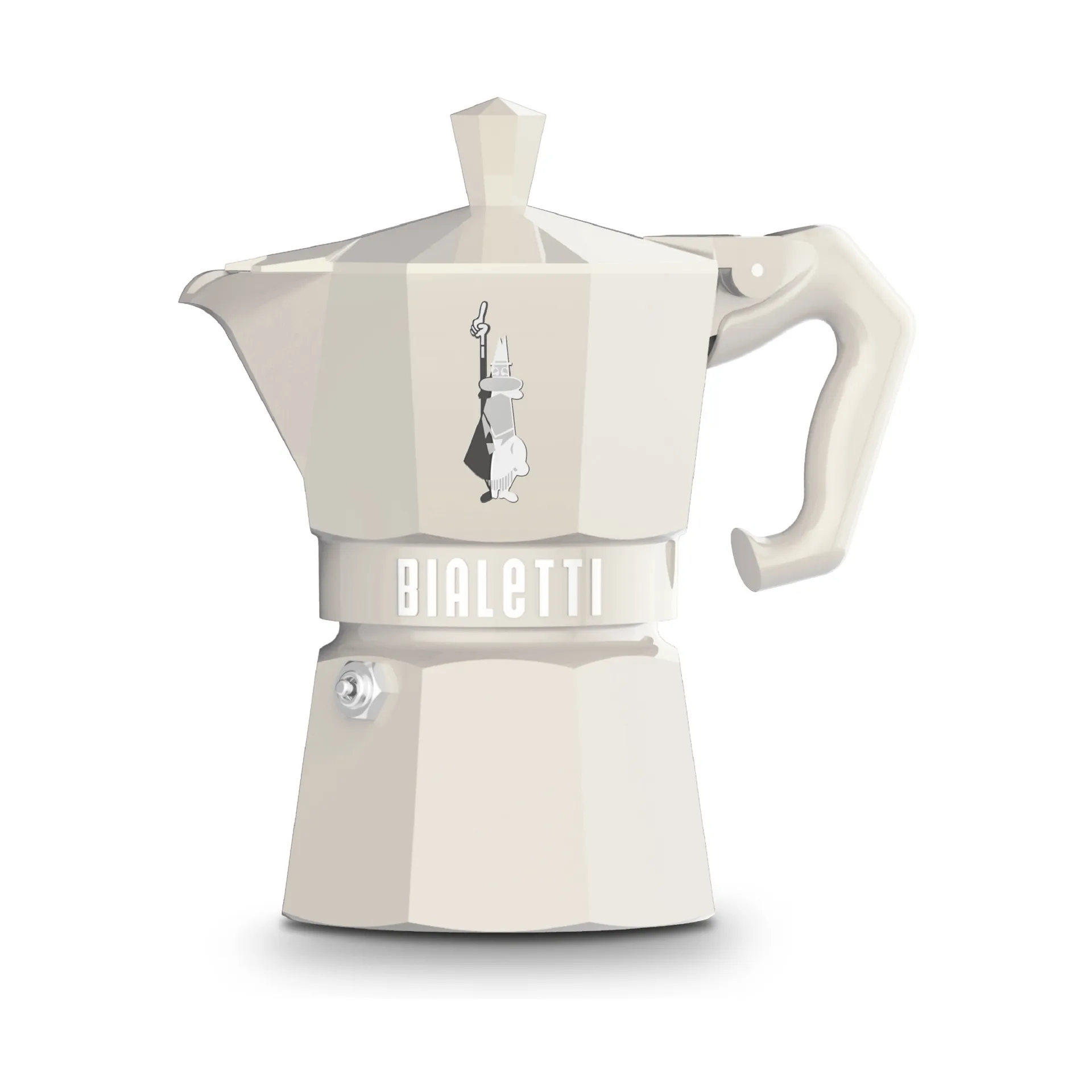 Bialetti eksklusiv mokkakanne, Creme, 3 kopper Bialetti