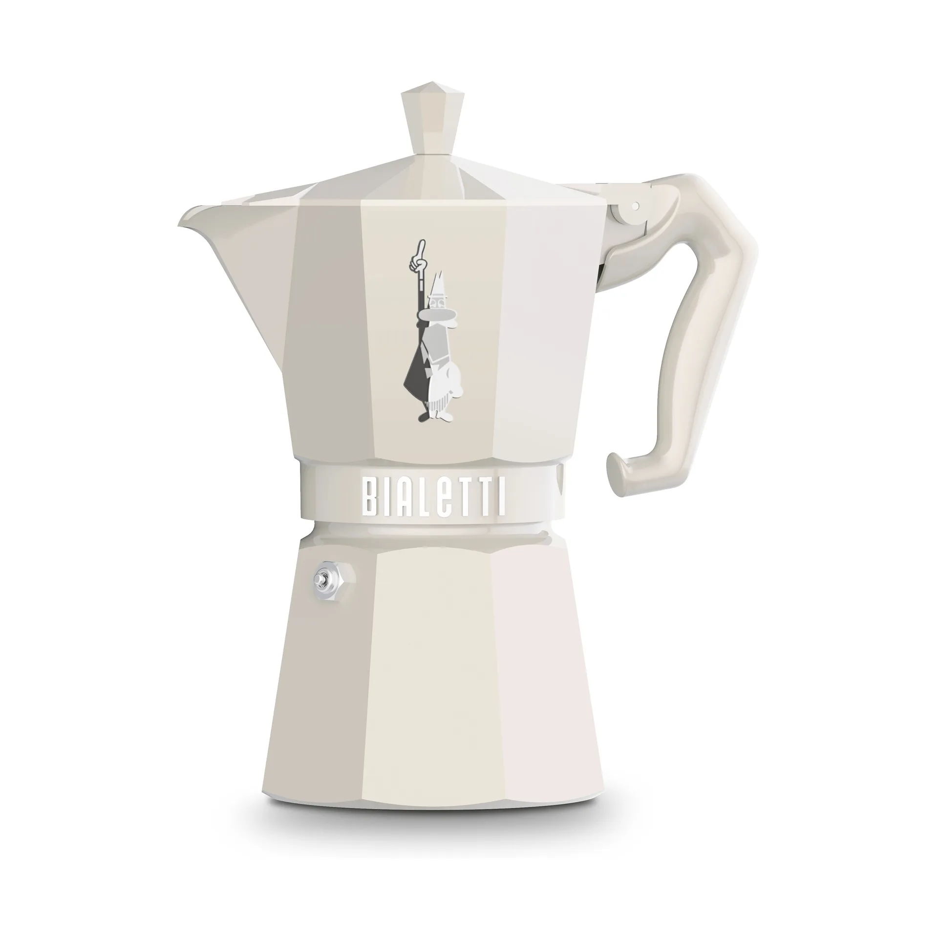 Bialetti eksklusiv mokkakanne, Creme, 6 kopper Bialetti