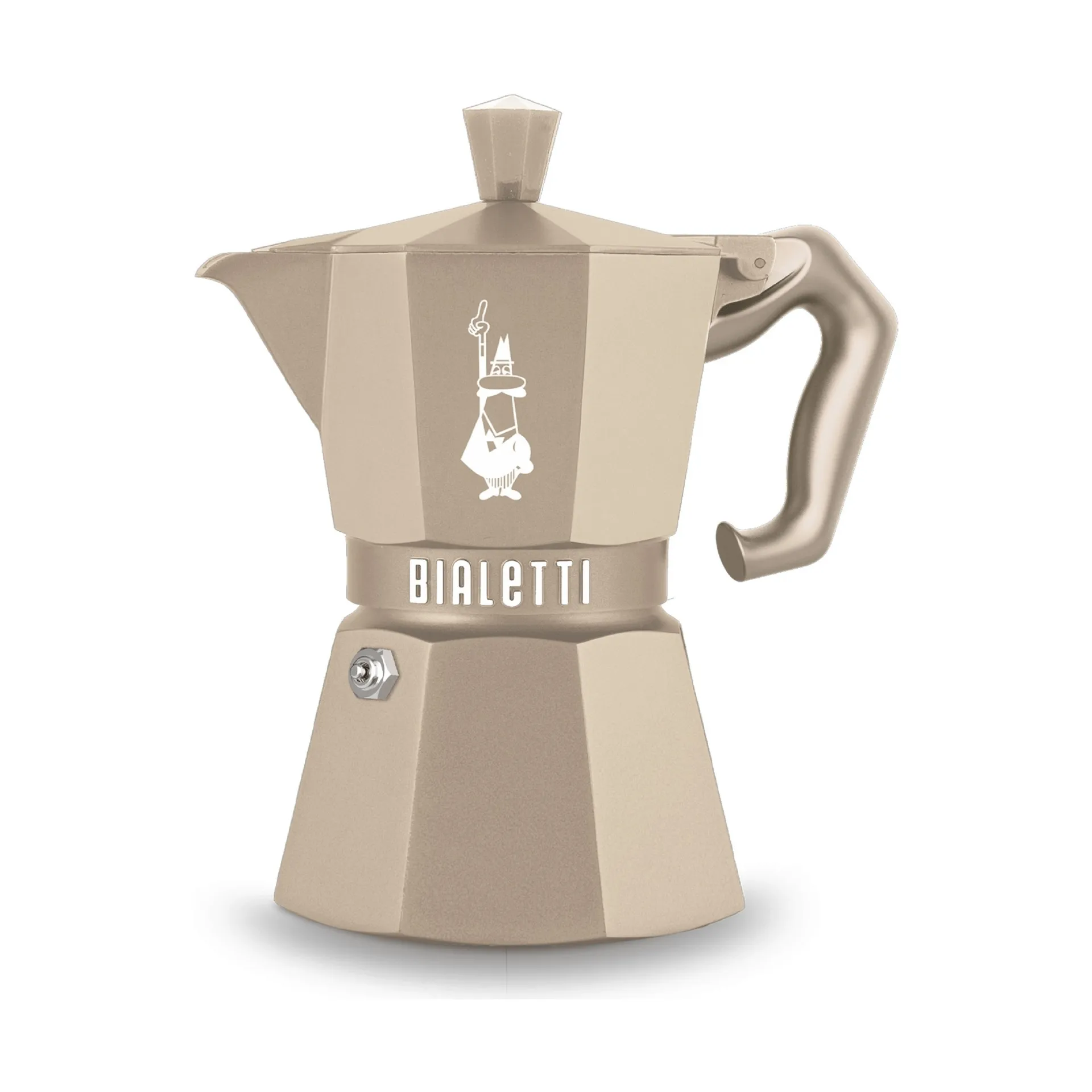 Bialetti Bialetti eksklusiv mokkakanne induksjon Beige, 3 kopper