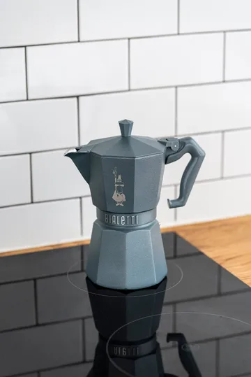 Bialetti eksklusiv mokkakanne induksjon - Grå, 3 kopper - Bialetti