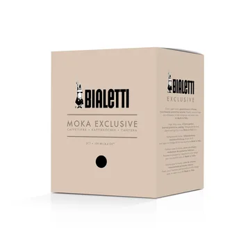 Bialetti eksklusiv mokkakanne - Svart, 3 kopper - Bialetti