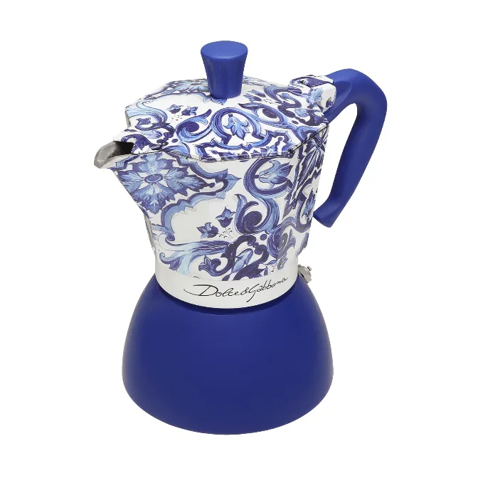 Bialetti x Dolce & Gabbana mokkakanne induksjon, Mediterraneo, 6 kopper Bialetti