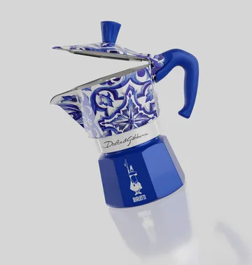 Bialetti x Dolce & Gabbana mokkakanne - Mediterraneo, 3 kopper - Bialetti