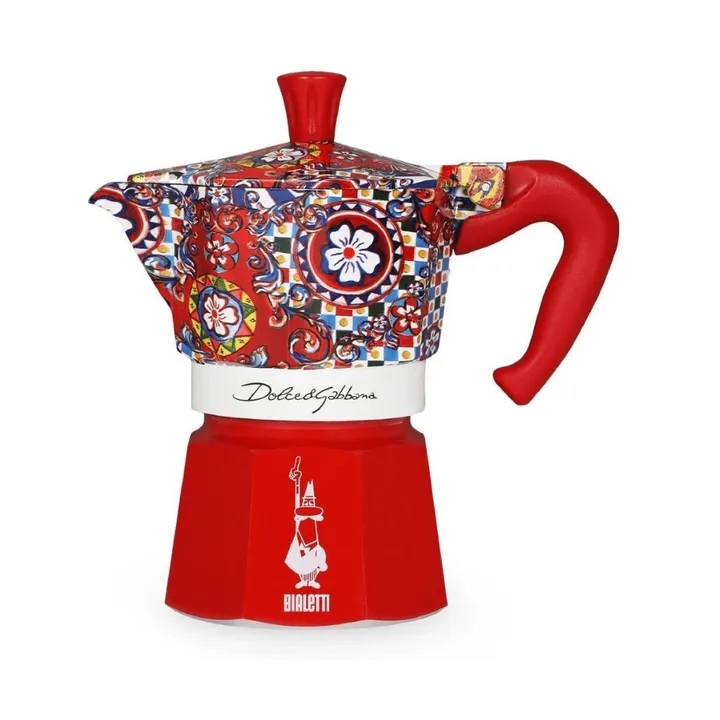 Bialetti x Dolce & Gabbana mokkakanne - Sicilian cart, 3 kopper - Bialetti