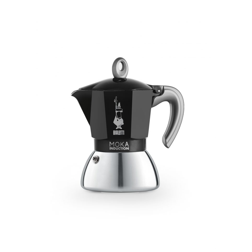 Bialetti - Moka induksjon espressokanne 4 kopper svart