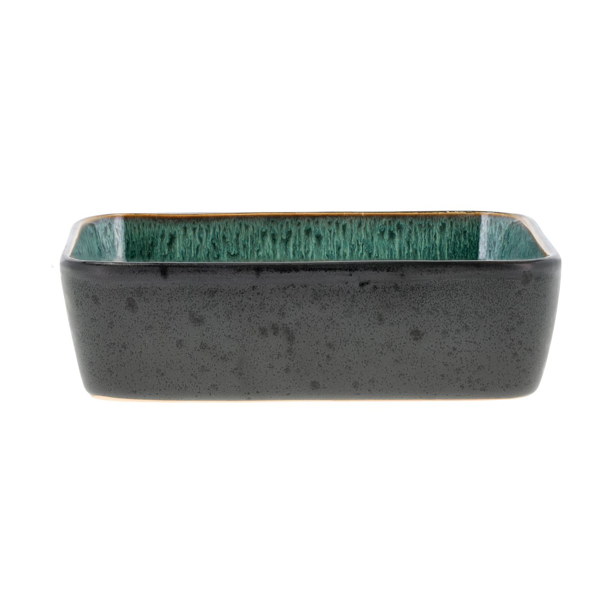 Bitz Bitz fat rektangulært 14x19 cm Black-green