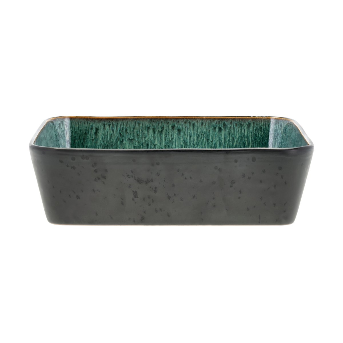 Bitz Bitz fat rektangulært 21x28 cm Black-green