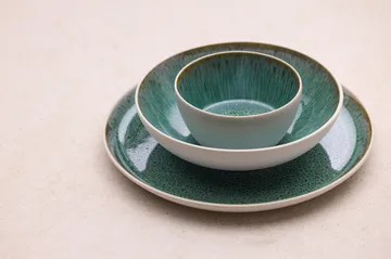 Bitz pastaskål gastro Ø20 cm - Hvit-grønn - Bitz