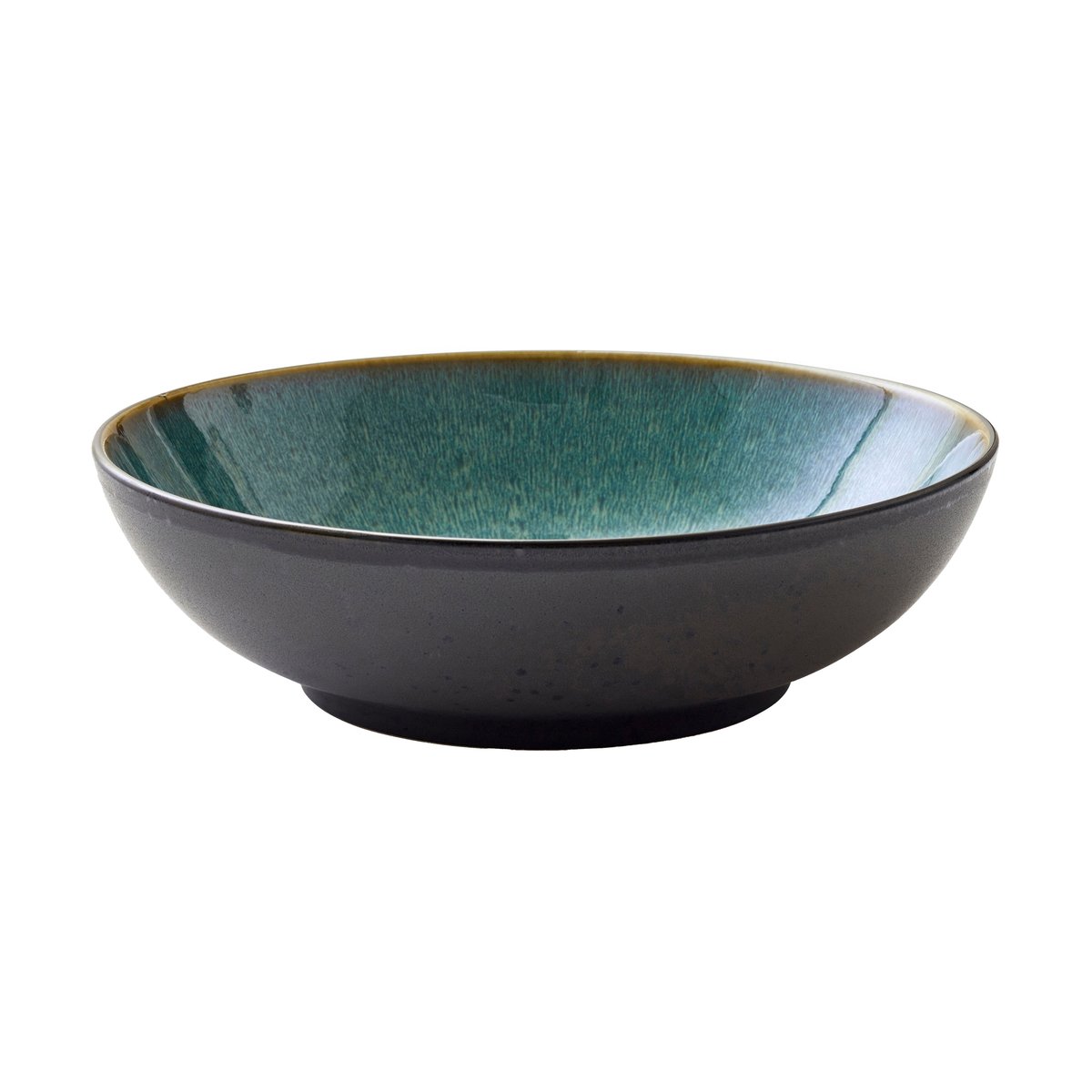 Salatskål 24 cm svart/grønn
