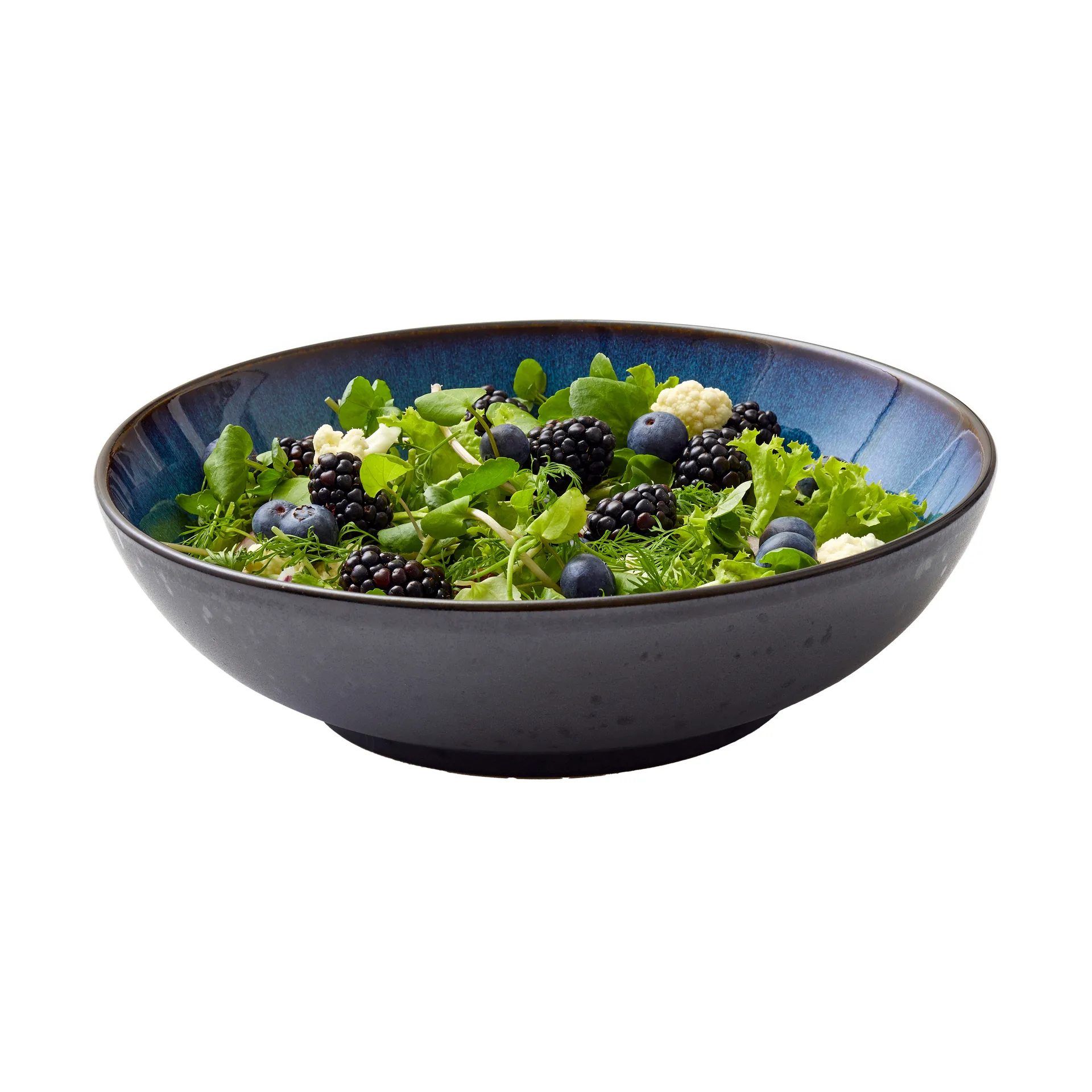 Bitz salatbolle Ø24 cm, Svart-mørkblå Bitz