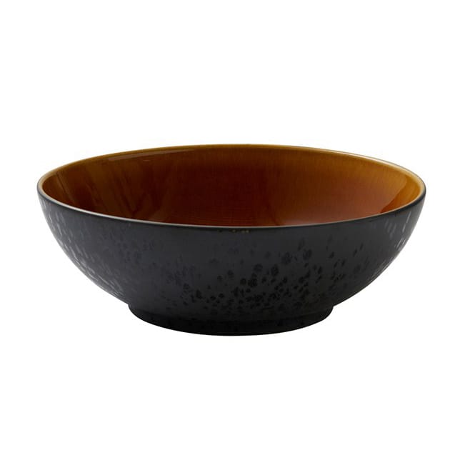 Bitz salatskål Ø30 cm - Svart-amber - Bitz