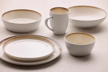 Bitz suppeskål Ø 18 cm - Hvit-kremhvit - Bitz