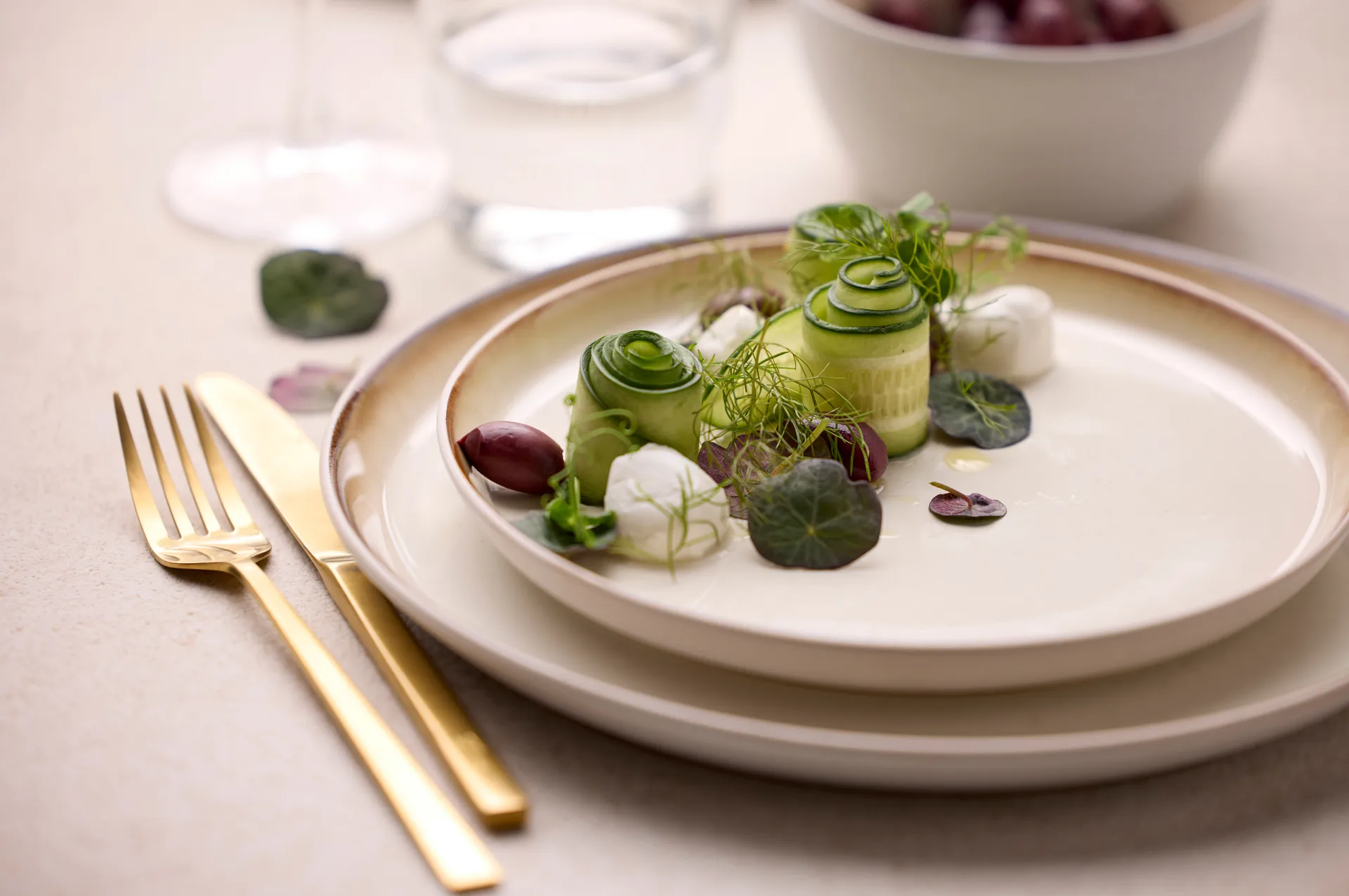 Bitz tallerken gastro Ø27 cm, Hvit-kremhvit Bitz