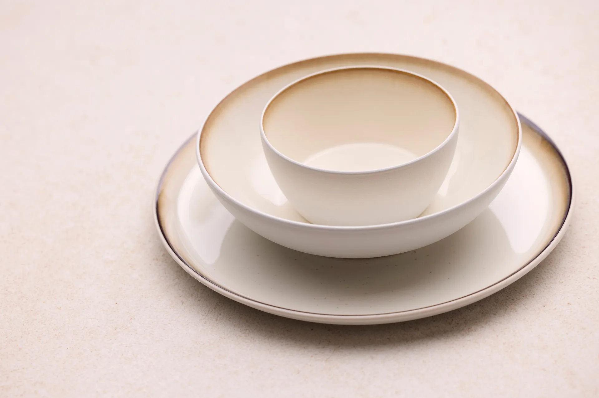 Bitz tallerken gastro Ø27 cm, Hvit-kremhvit Bitz